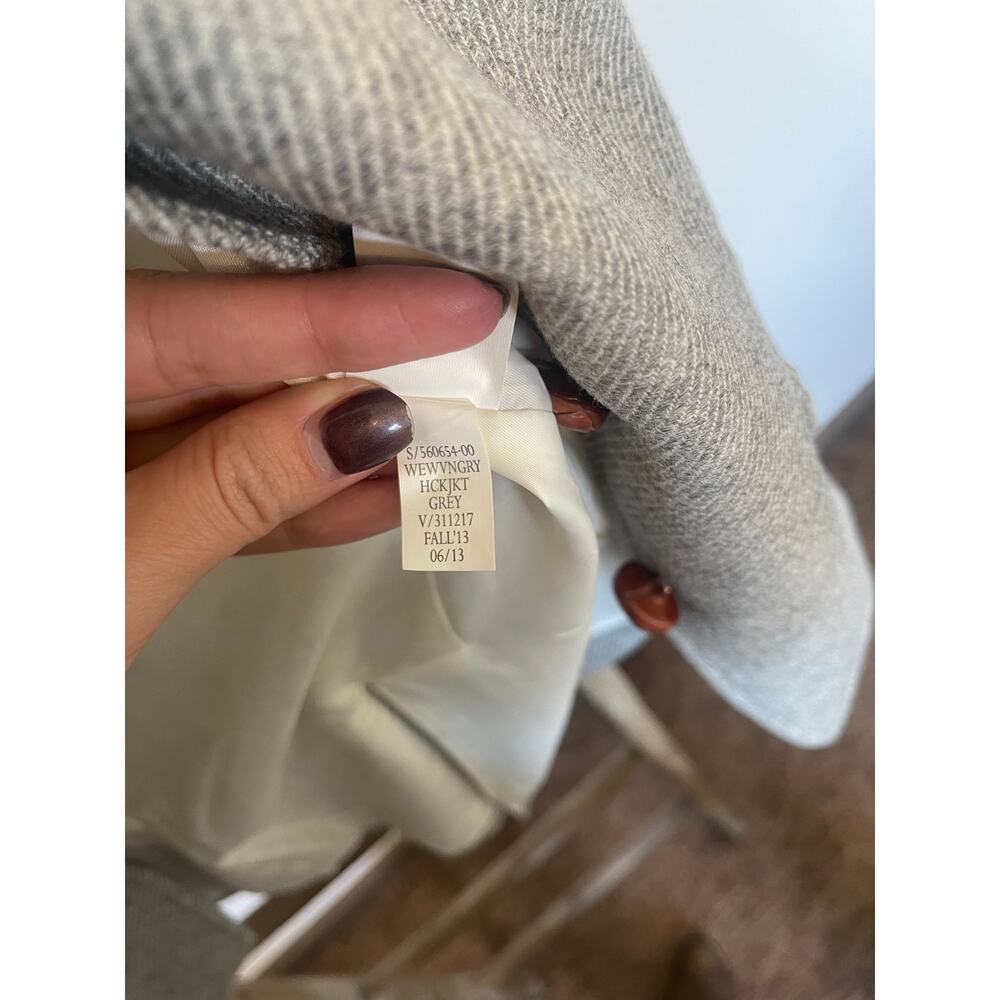 Banana Republic Wool Blend Tweed Blazer | Womens Size 4 - Picture 8 of 8